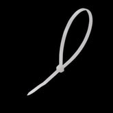 Lexman Cable Tie Pack of 100 Pieces 20cm x 0.35cm - White